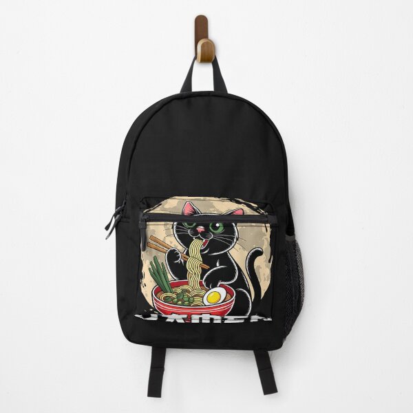 Item preview, Cat Eating Ramen Graphic Funny Japanese Kawaii Anime designed and sold by cawtoon.