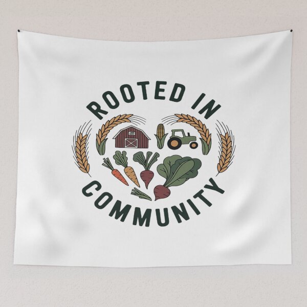 Item preview, Rooted In Community Farm Heart Culture designed and sold by Ikwalima.