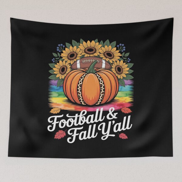 Item preview, Pumpkin Football Fall Yall Sunflower  LGBT designed and sold by VladoZork.