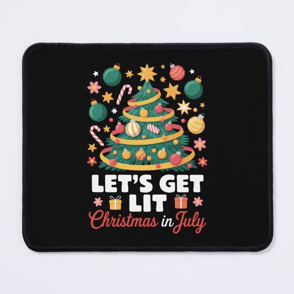 Item preview, Summer Lets Get Lit Christmas In July Tropical Christmas designed and sold by petrichorsworld.