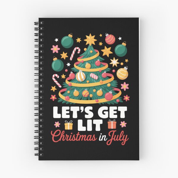 Item preview, Summer Lets Get Lit Christmas In July Tropical Christmas designed and sold by petrichorsworld.