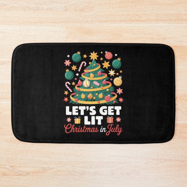 Item preview, Summer Lets Get Lit Christmas In July Tropical Christmas designed and sold by petrichorsworld.