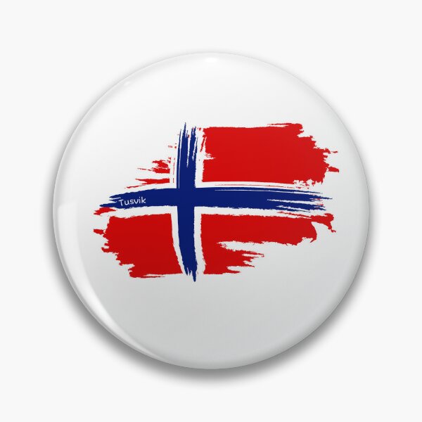 Item preview, Tusvik Norway Flag designed and sold by NorgeLighthouse.