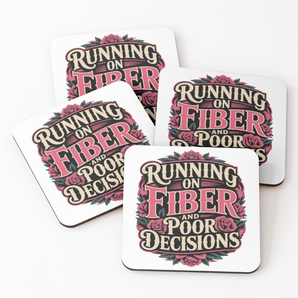 Item preview, Running on Fiber and Poor Decisions – Funny Getting Older designed and sold by Ikwalima.