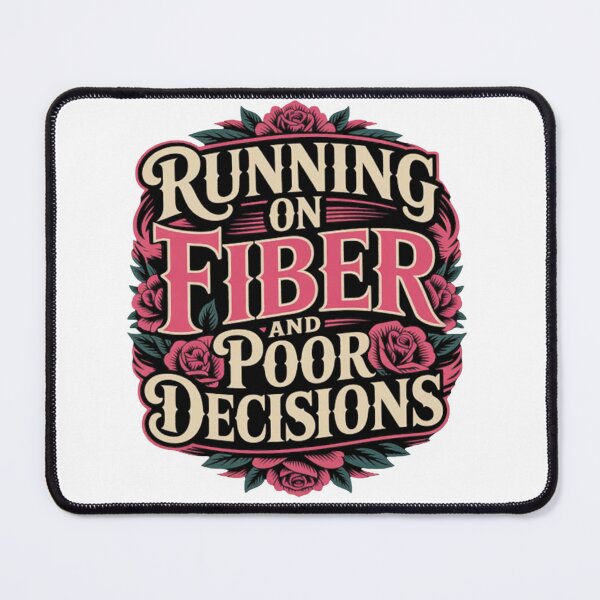 Item preview, Running on Fiber and Poor Decisions – Funny Getting Older designed and sold by Ikwalima.