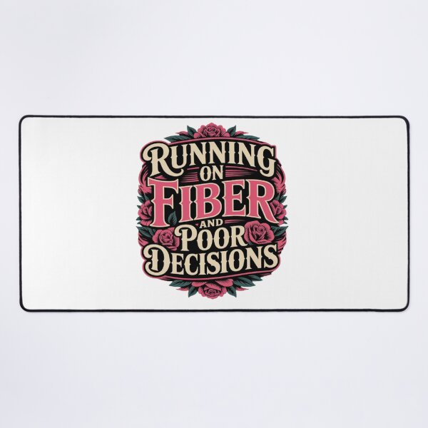 Item preview, Running on Fiber and Poor Decisions – Funny Getting Older designed and sold by Ikwalima.