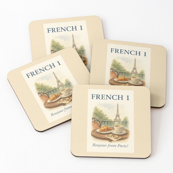 Item preview, French 1 – Bonjour from Paris! designed and sold by Novel Works Studio.