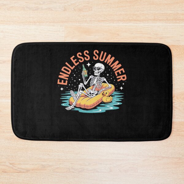 Item preview, summer skeleton hawaiian endless summer Christmas in July designed and sold by petrichorsworld.