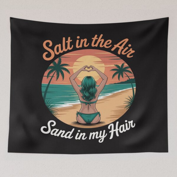 Item preview, Salt in the Air Sand in My Hair designed and sold by Ikwalima.