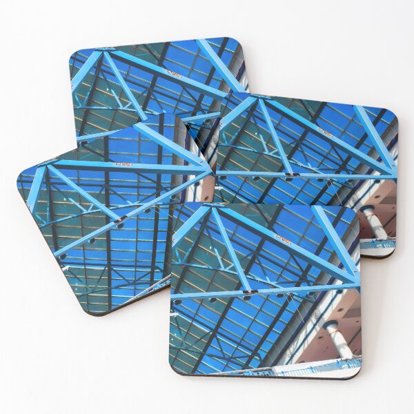 Item preview, Blue Glass & Steel Structure designed and sold by National Capture .