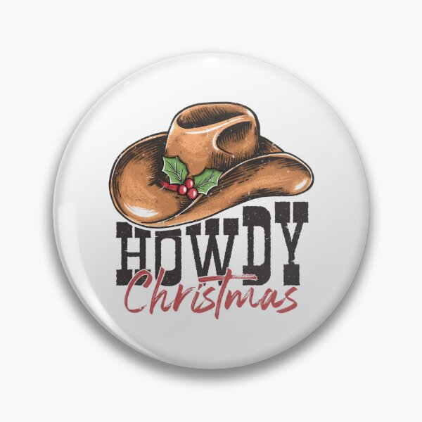 Item preview, Howdy Christmas Cowboy Holiday Hat designed and sold by sapnaela.