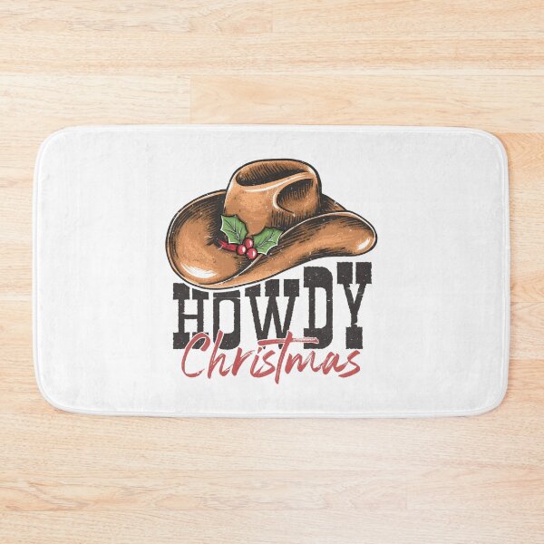Item preview, Howdy Christmas Cowboy Holiday Hat designed and sold by sapnaela.