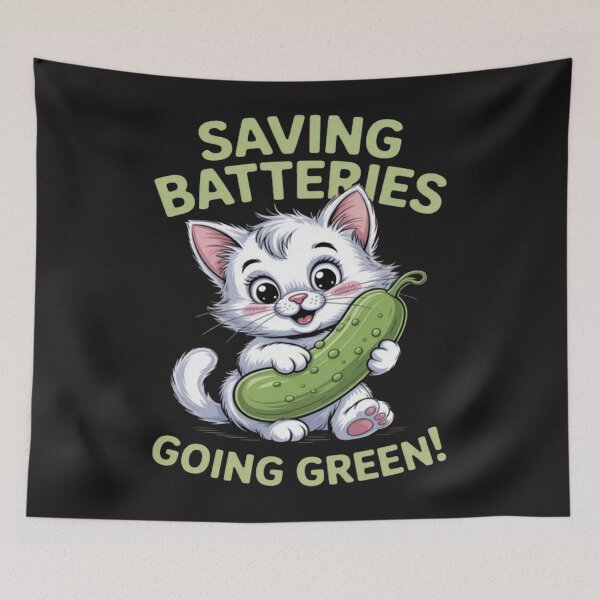 Item preview, Saving Batteries Going Green  designed and sold by Ikwalima.
