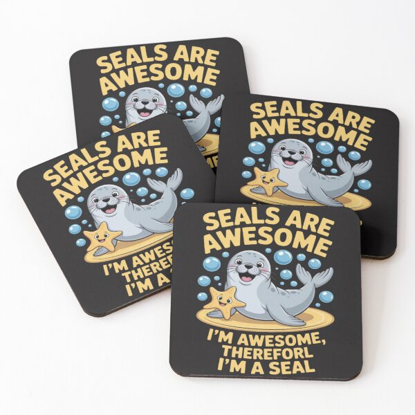 Item preview, Seals Are Awesome I'm Awesome Therefore I'm A Seal Funny designed and sold by Ikwalima.