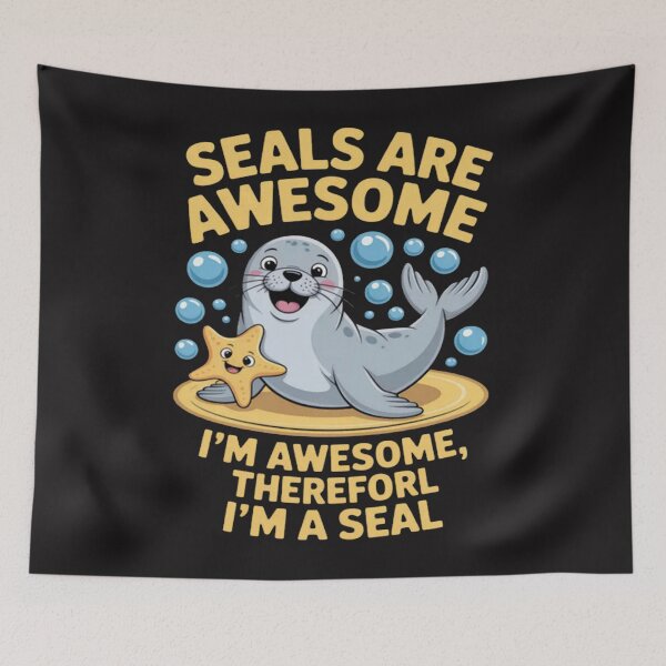 Item preview, Seals Are Awesome I'm Awesome Therefore I'm A Seal Funny designed and sold by Ikwalima.