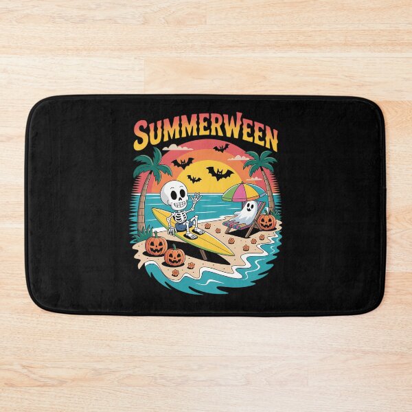 Item preview, Summerween Skeleton Beach Party Halloween Vibes designed and sold by petrichorsworld.