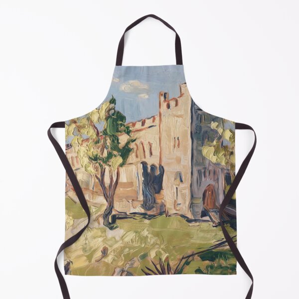 Item preview, French Hilltop Castle | Impressionist Countryside Landscape designed and sold by CARRAANN.