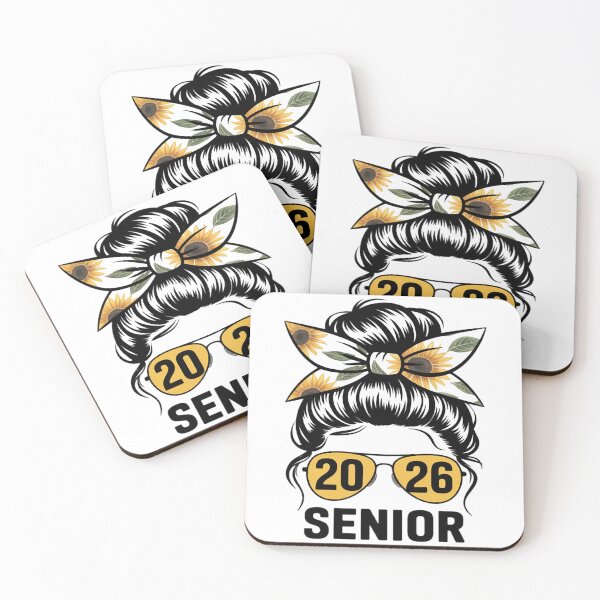 Item preview, Senior 2026 Sunflower Graduation Messy Bun Senior Class 2026 designed and sold by Ikwalima.