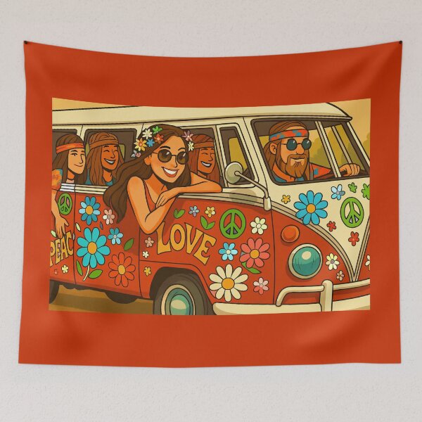 Item preview, 60's Summer of the Flower Child and Love designed and sold by CarolM.