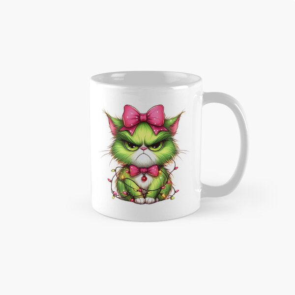 Item preview, Grumpy Christmas Kitty designed and sold by RowanGraphics.