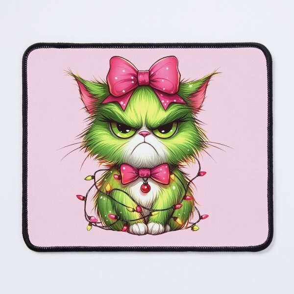 Item preview, Grumpy Christmas Kitty designed and sold by RowanGraphics.