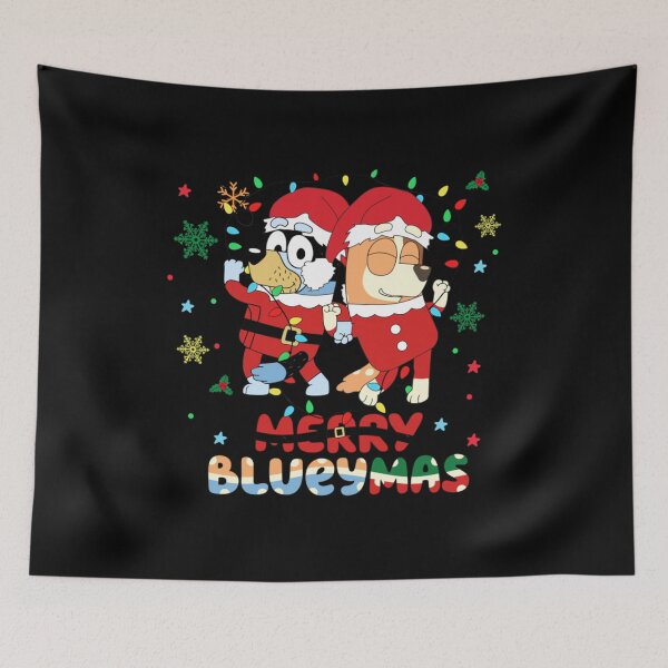 Item preview, Merry Blueymas | Funny Bluey Christmas Dance Cartoon designed and sold by TiannaSalazar.