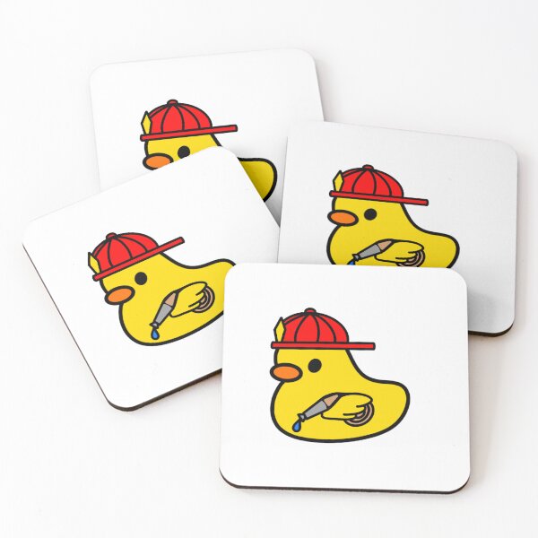 Item preview, Brave Firefighter Rubber Duck Hero designed and sold by Wear_Houze.