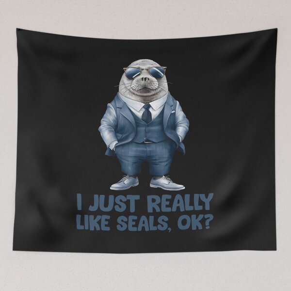 Item preview, Cool Seal in Suit Funny T-Shirt designed and sold by LashondaGreen89.