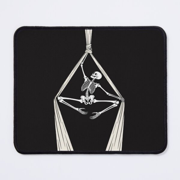 Item preview, Skeleton Aerial Silks Dancing Acrobatics Halloween Spooky designed and sold by Ikwalima.