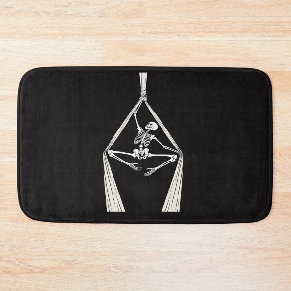 Item preview, Skeleton Aerial Silks Dancing Acrobatics Halloween Spooky designed and sold by Ikwalima.