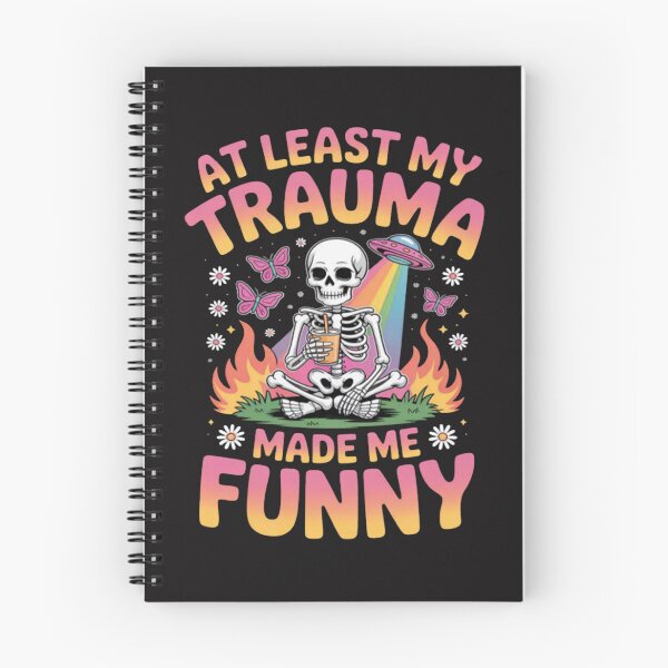 Item preview, Skeleton At Least My Trauma Made Me Funny Sarcastic designed and sold by Ikwalima.