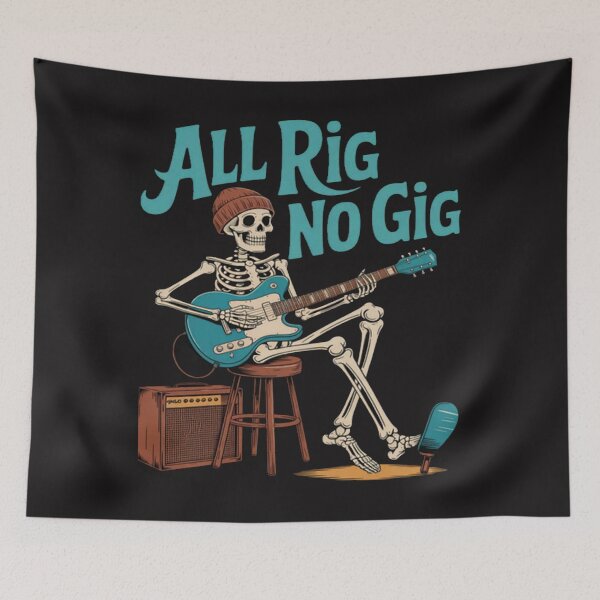 Item preview, Skeleton Guitarist Musician designed and sold by Ikwalima.