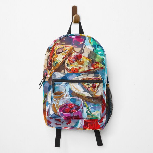 Item preview, Vibrant Summer Picnic – Colorful Food Art with Burgers, Pizza & Lemon Drinks designed and sold by Grafititee.