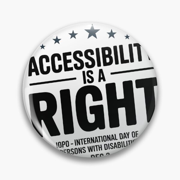Item preview, Accessibility is a Right – Empowering Inclusion Design for International Day of Persons with Disabilities – IDPD December 3 Awareness Poster designed and sold by Self Love Studio.