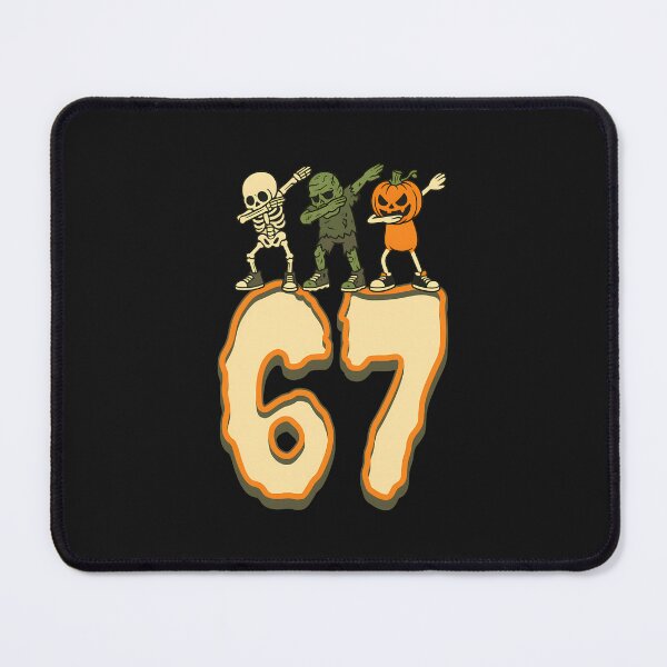 Item preview, 67 Halloween Meme 6 7 Numbers Six Seven Funny Kids Skeleton designed and sold by grumpzara.