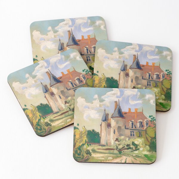 Item preview, Château Pathway | French Countryside Impressionist Painting designed and sold by CARRAANN.