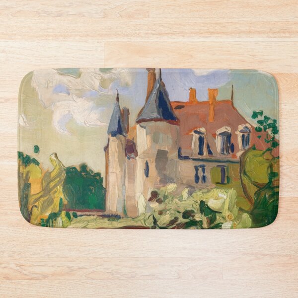 Item preview, Château Pathway | French Countryside Impressionist Painting designed and sold by CARRAANN.