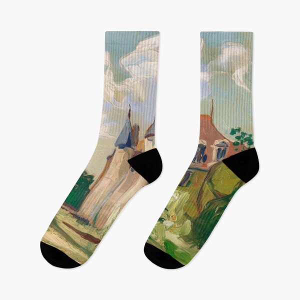Item preview, Château Pathway | French Countryside Impressionist Painting designed and sold by CARRAANN.