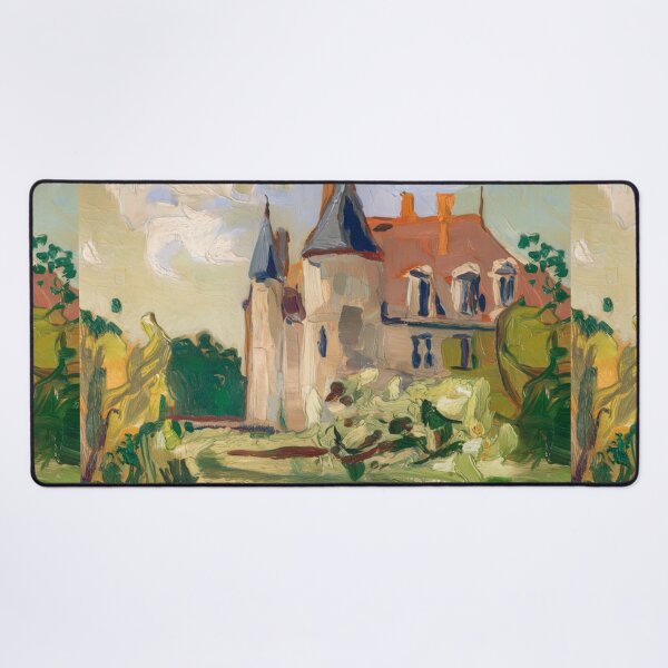 Item preview, Château Pathway | French Countryside Impressionist Painting designed and sold by CARRAANN.