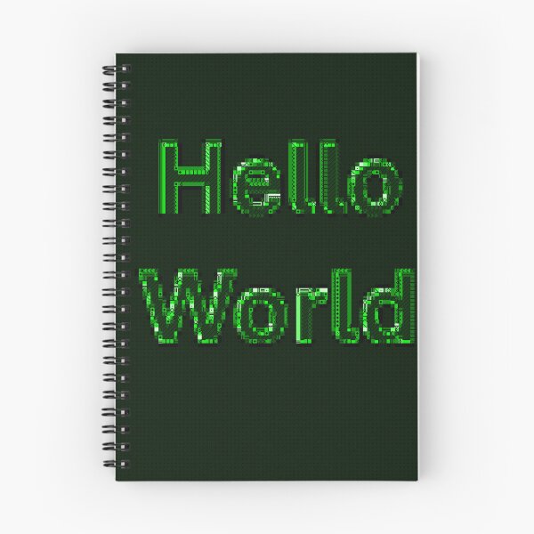 Item preview, Hello World – Cybercore Green and Black Programmer Design designed and sold by Dancing Squares Art.