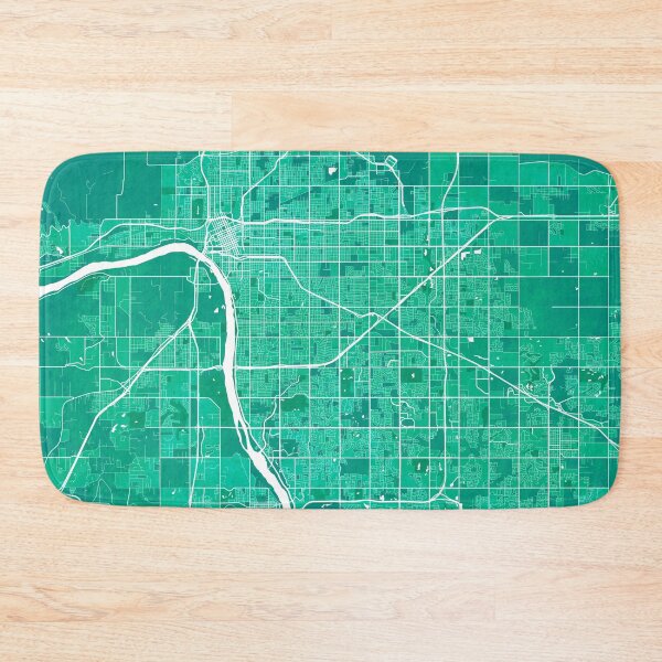 Item preview, Tulsa City Map of Oklahoma, USA - Watercolor designed and sold by deMAP.