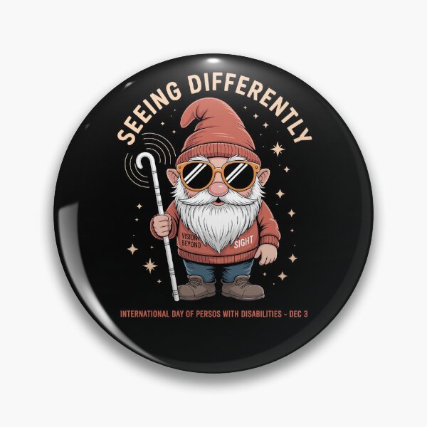 Item preview, Seeing Differently – Vision Beyond Sight Awareness Poster for International Day of Persons with Disabilities – December 3 Inclusion and Accessibility Design designed and sold by Self Love Studio.