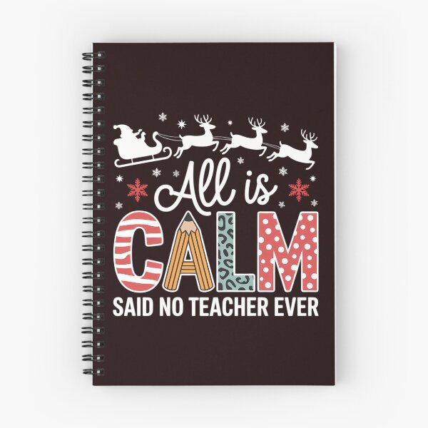 Item preview, Teacher All Calm Said No Teacher Christmas Pencil Tree designed and sold by KingsLife1994.