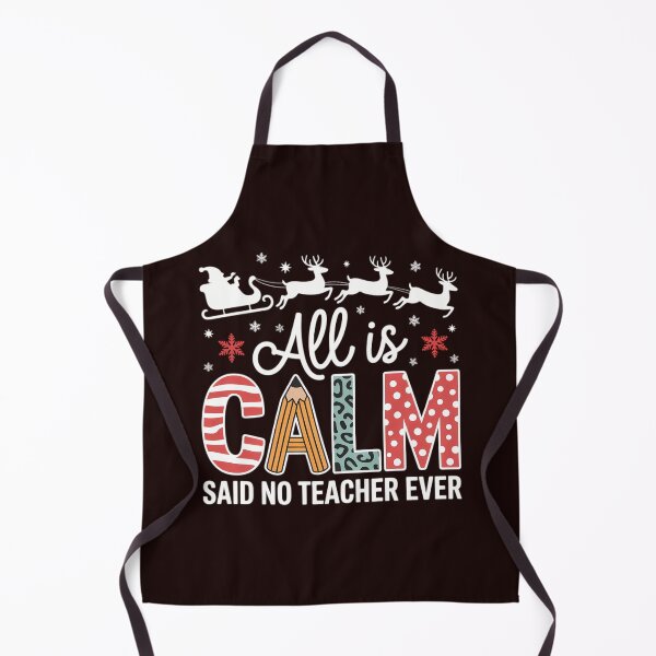 Item preview, Teacher All Calm Said No Teacher Christmas Pencil Tree designed and sold by KingsLife1994.