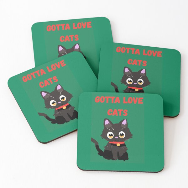 Item preview, GOTTA  LOVE CATS designed and sold by GrindWardrobe.