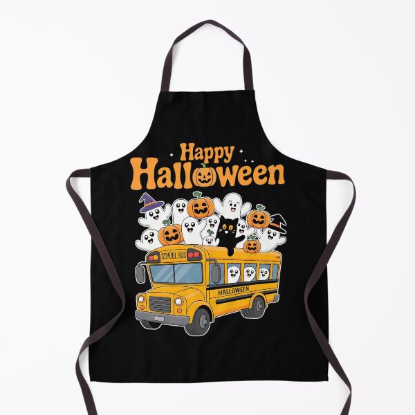 Item preview, Teacher Halloween School Bus Driver Cute Ghost Witch Party designed and sold by KingsLife1994.