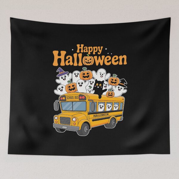 Item preview, Teacher Halloween School Bus Driver Cute Ghost Witch Party designed and sold by KingsLife1994.