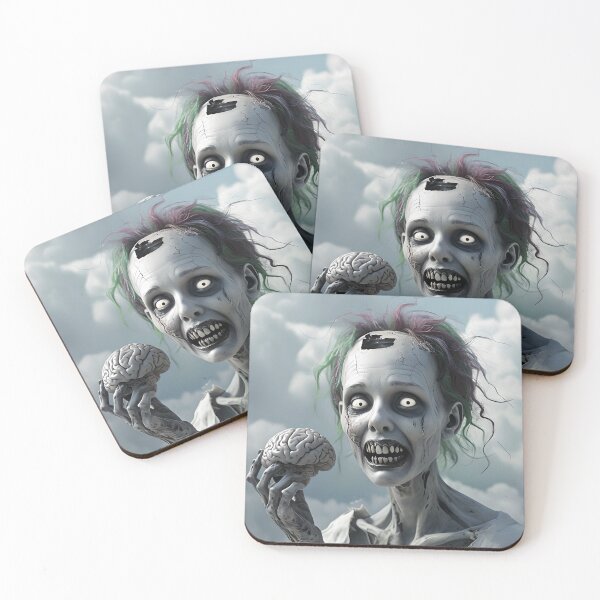 Item preview, Zombie With Brain - Brain-eating Undead designed and sold by NightTimeJ.