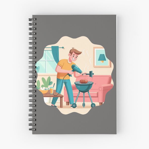 Item preview, Indoor Barbecue and Hair Dryer: The Home Grill | Creative Grilling Humor designed and sold by DibuHumor.
