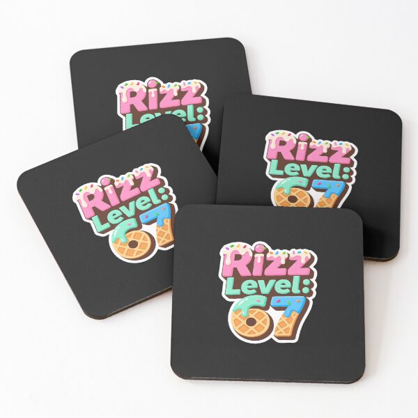 Item preview, Rizz Level 67 Meme Shirt Ice Cream Drip Meme Six Seven 6 7 designed and sold by grumpzara.